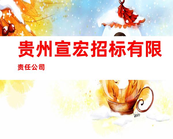 贵州宣宏招标有限责任公司
